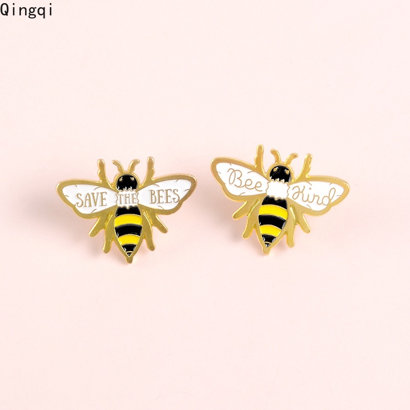 Bros Pin Enamel Bentuk Lebah Madu Lucu Untuk Wanita