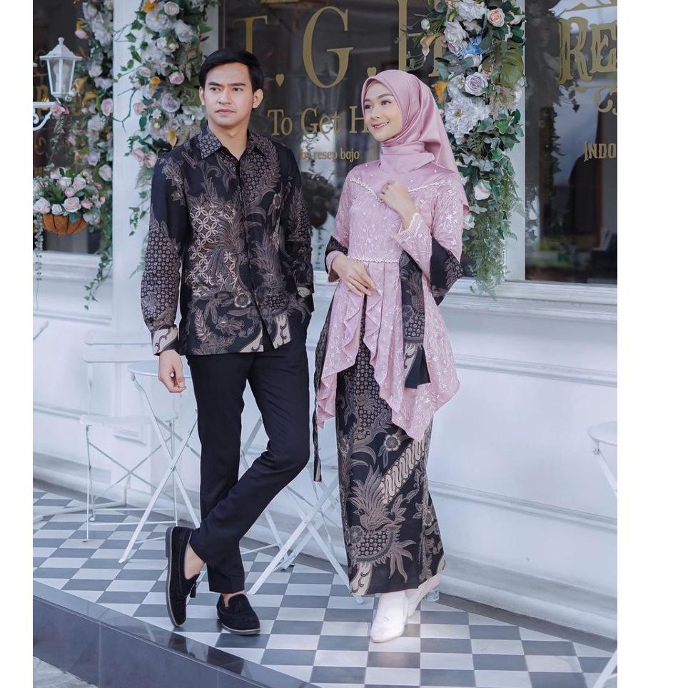 MURAH MERIAH.. Batik Couple Kebaya Modern Kebaya Wisuda Tunangan Lamaran Baju Kondangan Terbaru 2022