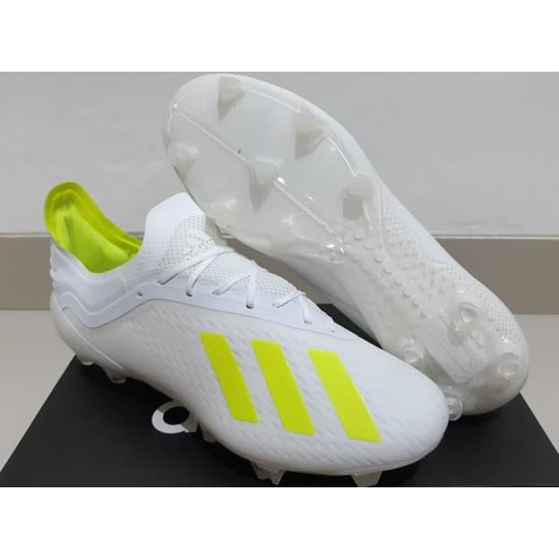 SOCCER SHOES ORIGINAL GRADE SEPATU BOLA - SOCCER ADIDAS X 18.1 NEXT GEN WHITE LIST VOLT - FG