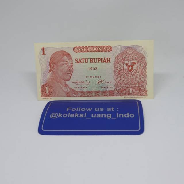 Uang Kuno 1 Rupiah Soedirman 1968
