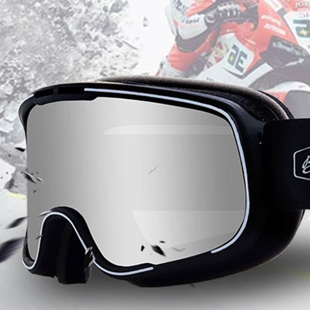 Preva 2Pcs Kacamata Motor Sandproof Riding Aksesoris Ski Goggle Vintage Eyewear Sunglasses Helm Kacamata