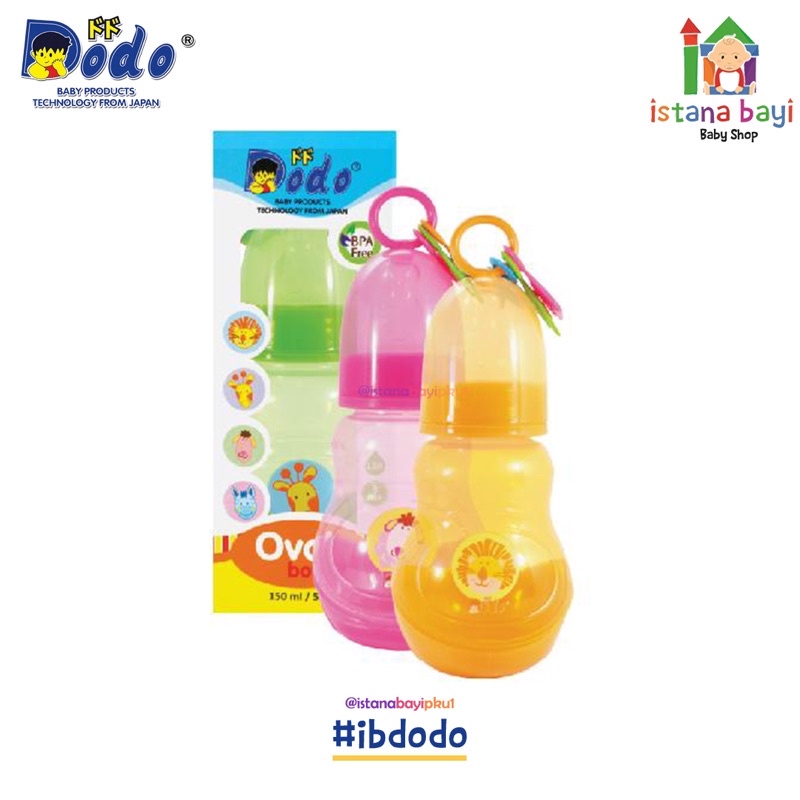 Dodo Botol PP Oval - Botol Susu