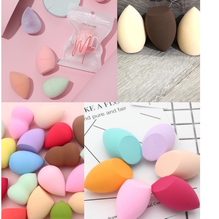 FXSHOP Beauty Sponge Blender Teardrop Spons Blender Make Up Telur Murah