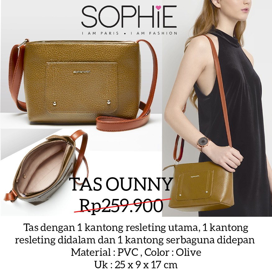 TAS OUNNY SOPHIE PARIS PROMO TAS SOPHIE PARIS WANITA