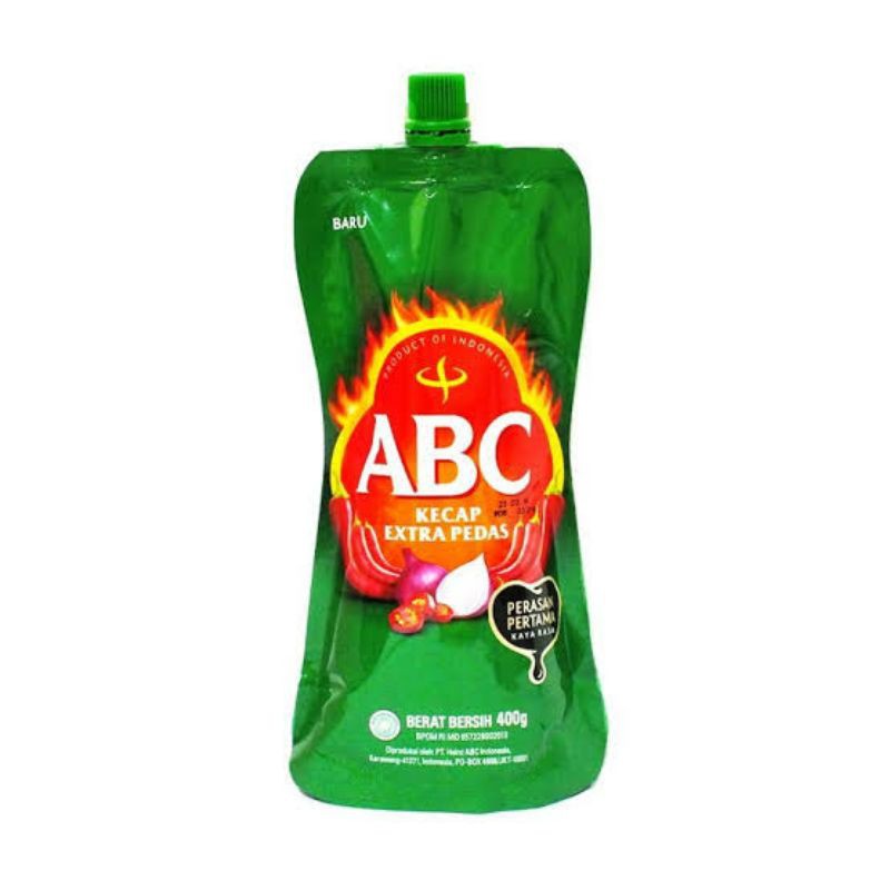 Kecap ABC Pedas Manis Pouch 400 gr