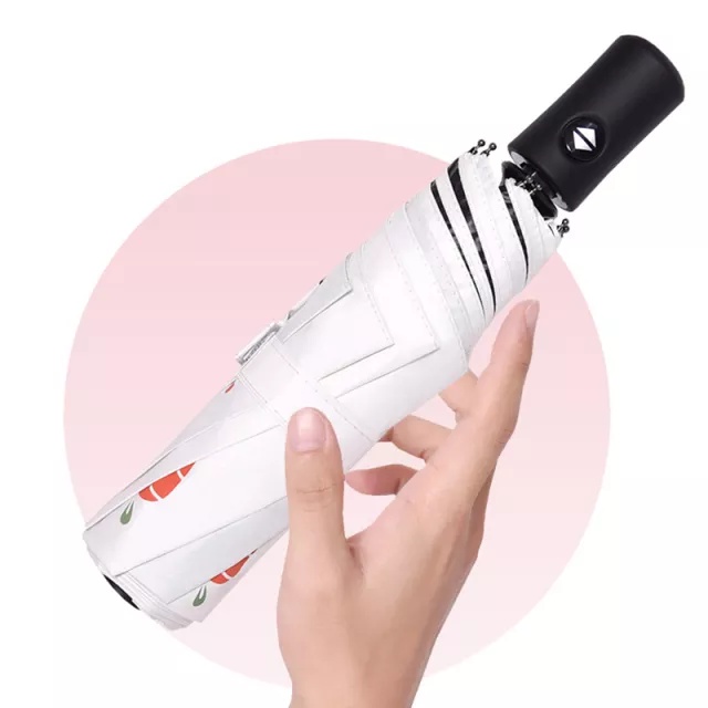 Payung Lipat Otomatis Tutup Buka Motif Kuat Kokoh 3 Folding Umbrella Automatic Open Close Anti UV Anti Karat Anti Angin