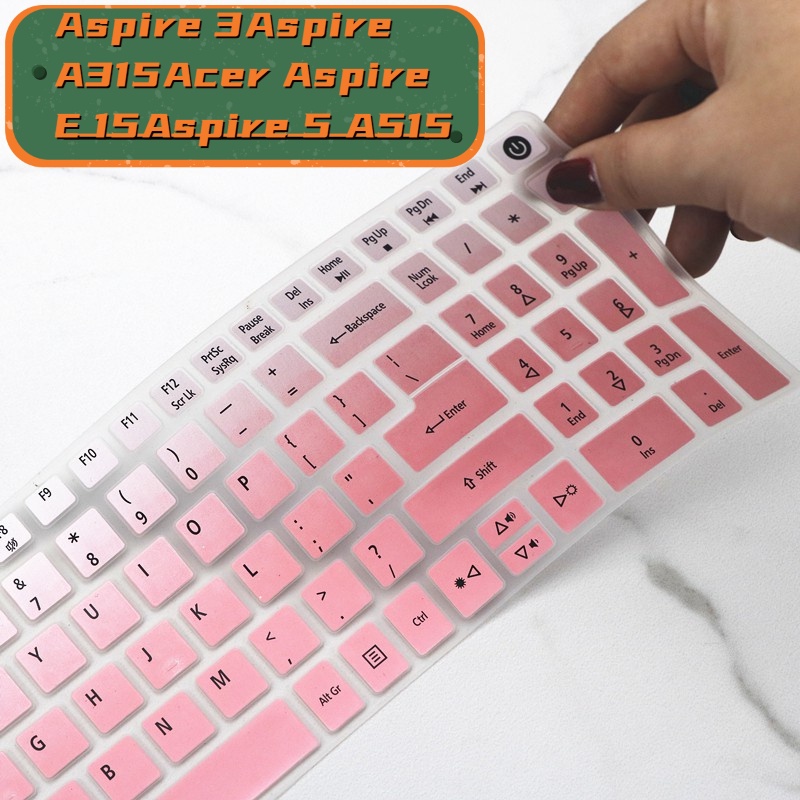 Cover Pelindung Keyboard Acer 15.6 &quot;Bahan Silikon Untuk Aspire 3 A315 Aspire 5 A515 A715 A311 E5-575G-51SF A615 Tmp53 S-15G - 550g - 53g - 51G Ft- 52-53