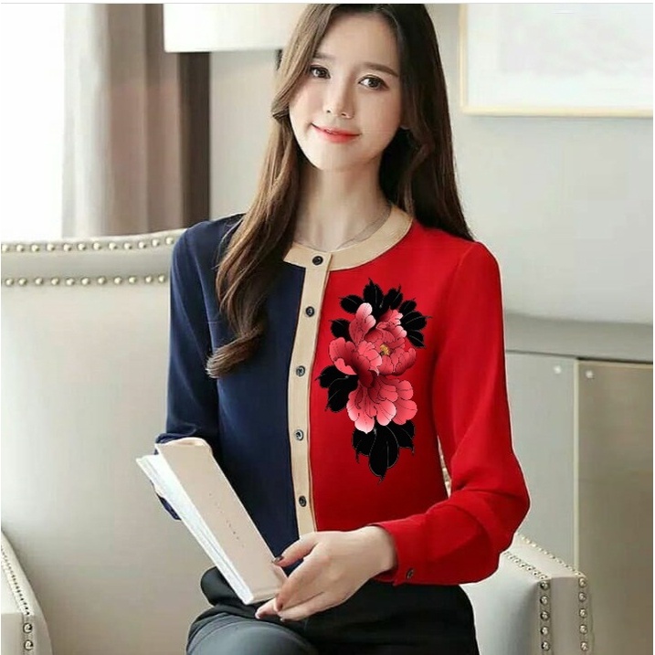 FWG - BLOUSE LOVAI TOP / ATASAN WANITA / BAJU BLUS WANITA KOREA / BLOUSE / BAJU WANITA TERBARU