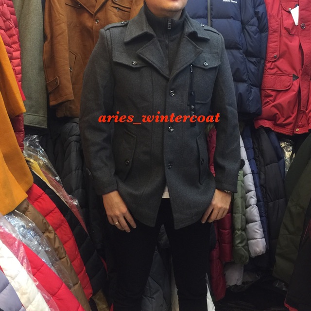 Coat Wool Pria Premium Tebal Untuk Musim Dingin