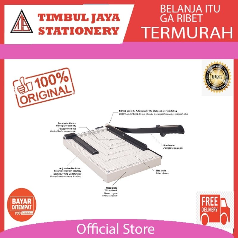 

Joyko Pemotong Kertas F4 Joyko Paper Cutter Joyko F4 PC-2638