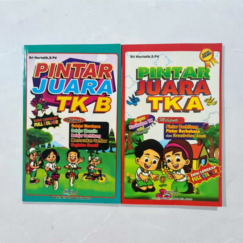 Buku Pintar Juara TK A dan TK B Full Colour