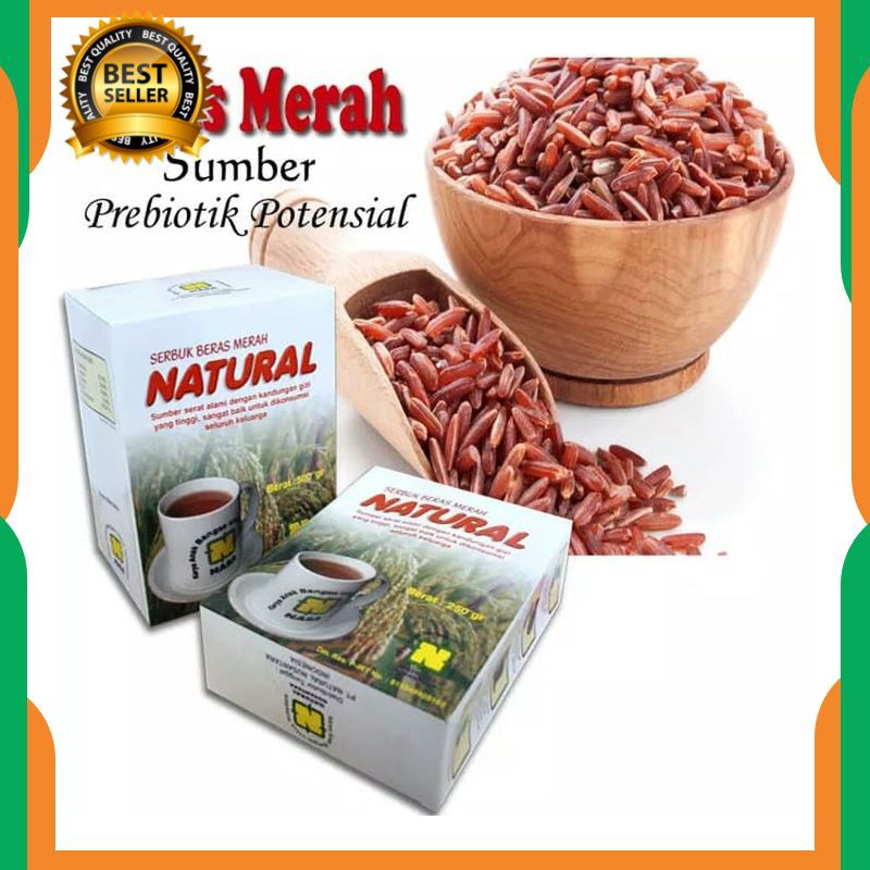 

N05 SBMN 250gr Nasa Serbuk Beras Merah Natural / Nasajakarta