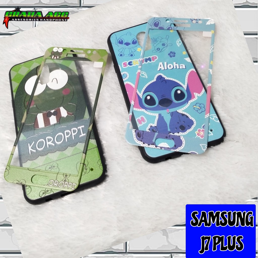 SALE!!! SAMSUNG J7 PLUS FUZE MOTIF KARAKTER KEROPI FUZE CASE KARAKTER