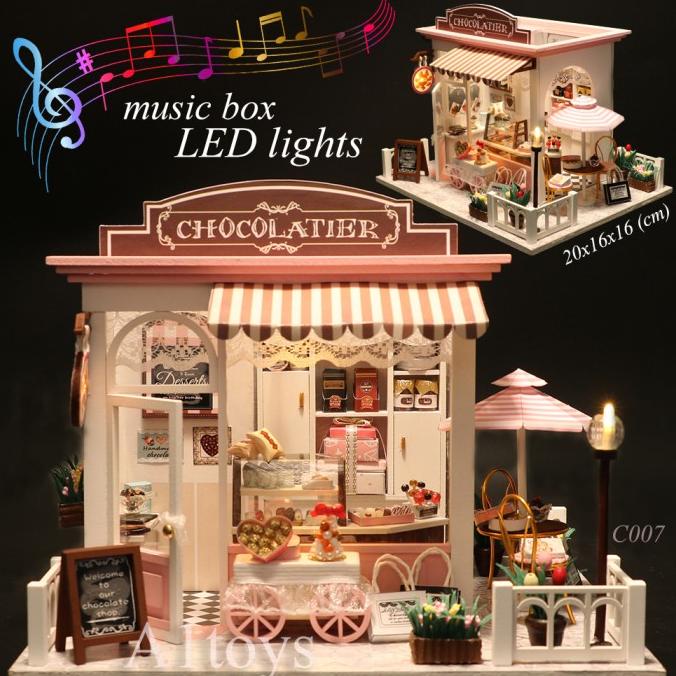 Mainan edukasi rumah rumahan miniatur DIY