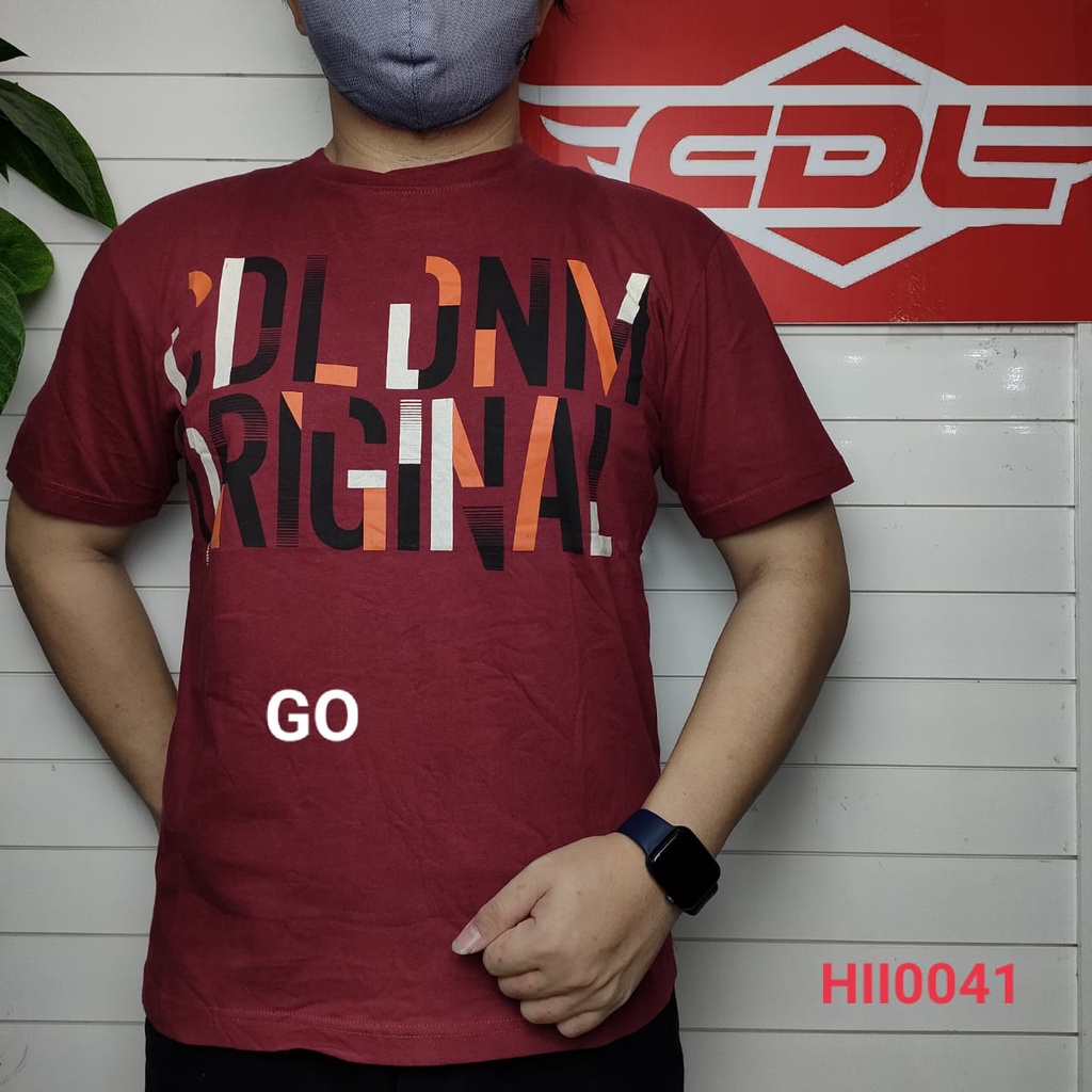 gos LRA CDL By (CARDINAL) KAOS T-Shirt Pakaian Pria Atasan Casual Santai Original Lengan Pendek