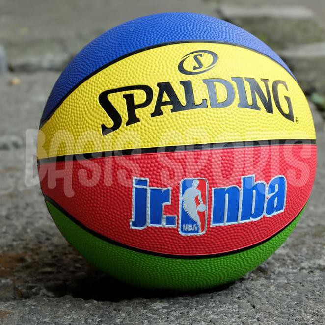 Disini aja BOLA BASKET ANAK SPALDING ROOKIE GEAR  JR NBA SIZE 5 RUBBER The best
