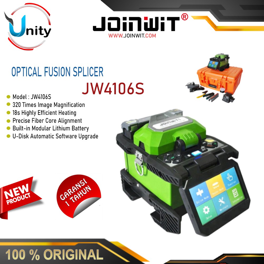Splicer Joinwit JW4106S Fusion Splicer JW 4106S Fiber Optic Splicer FO