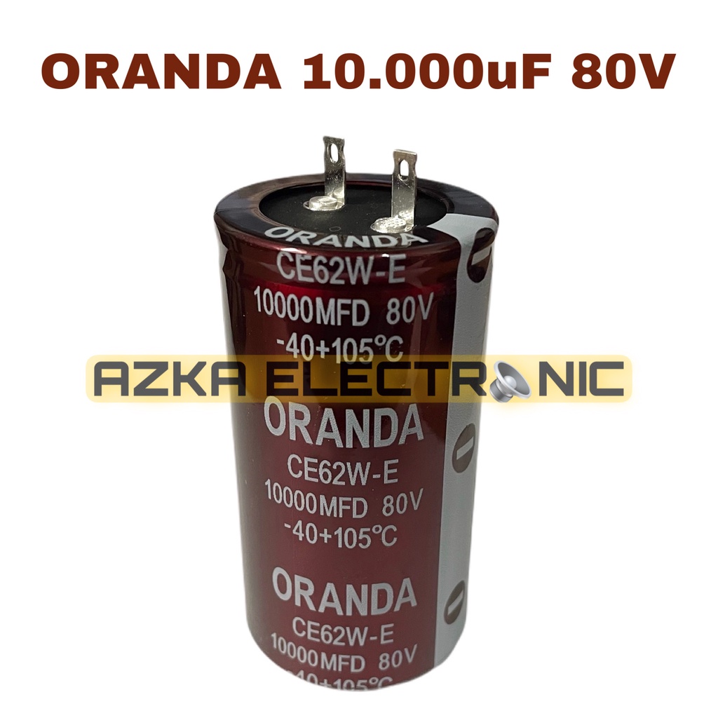 Elco Capacitor Kapasitor Oranda  10000uF 80V