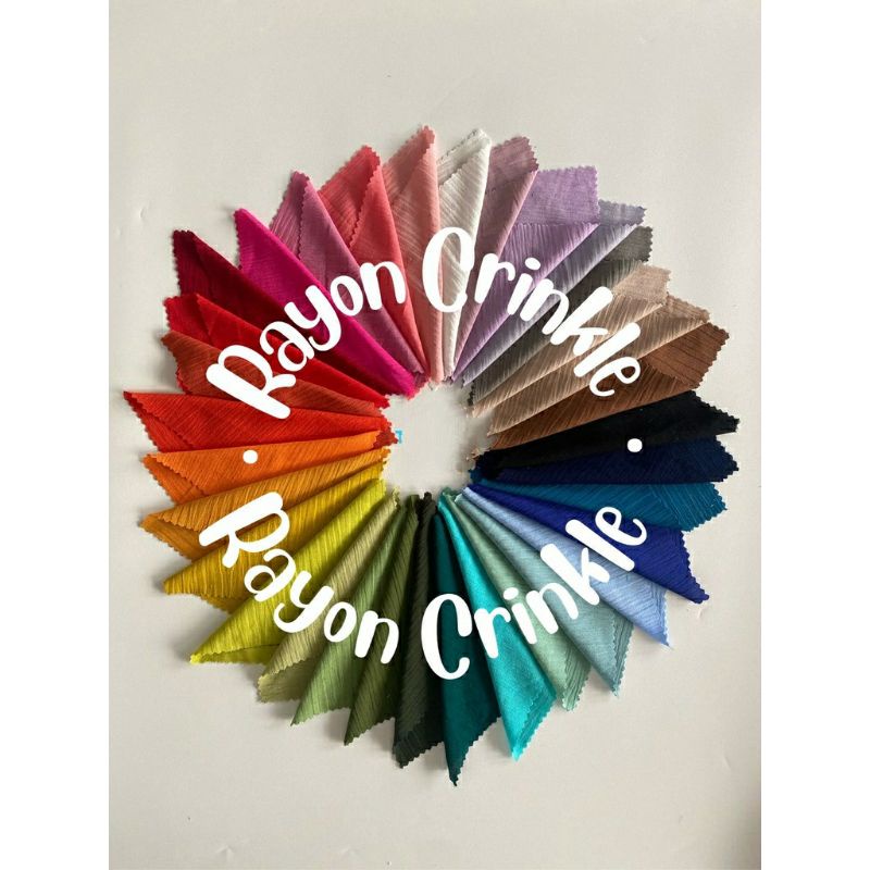 Kain Meteran - Rayon Crinkle/ Rayon Crincle