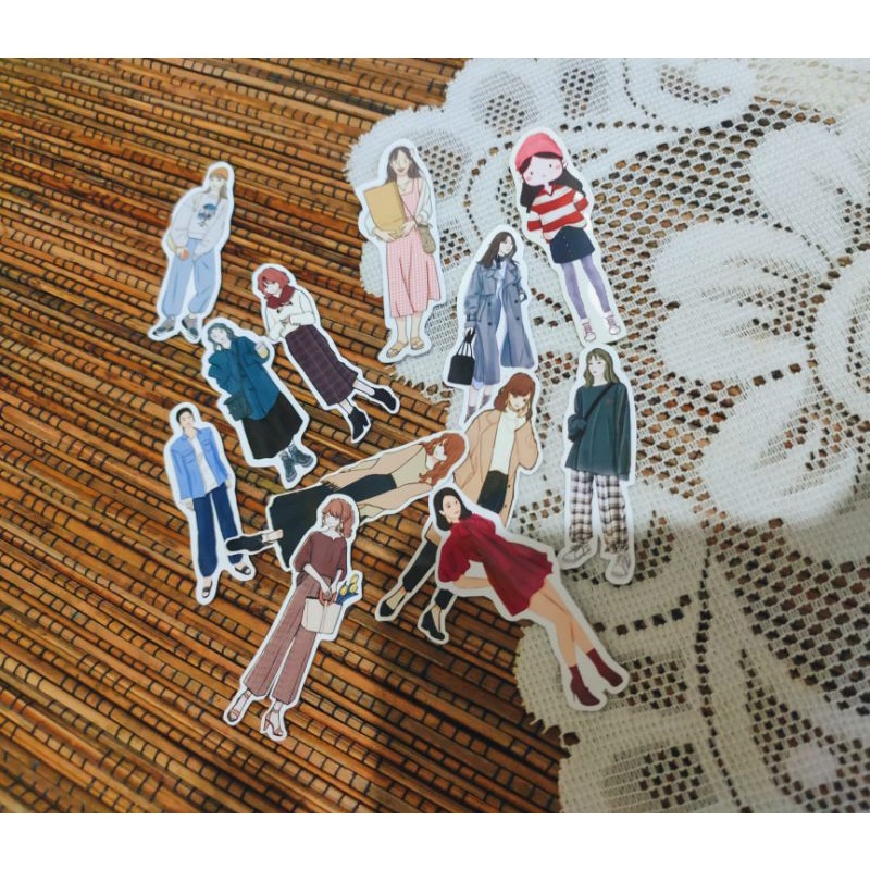 

Sticker Girl For journal