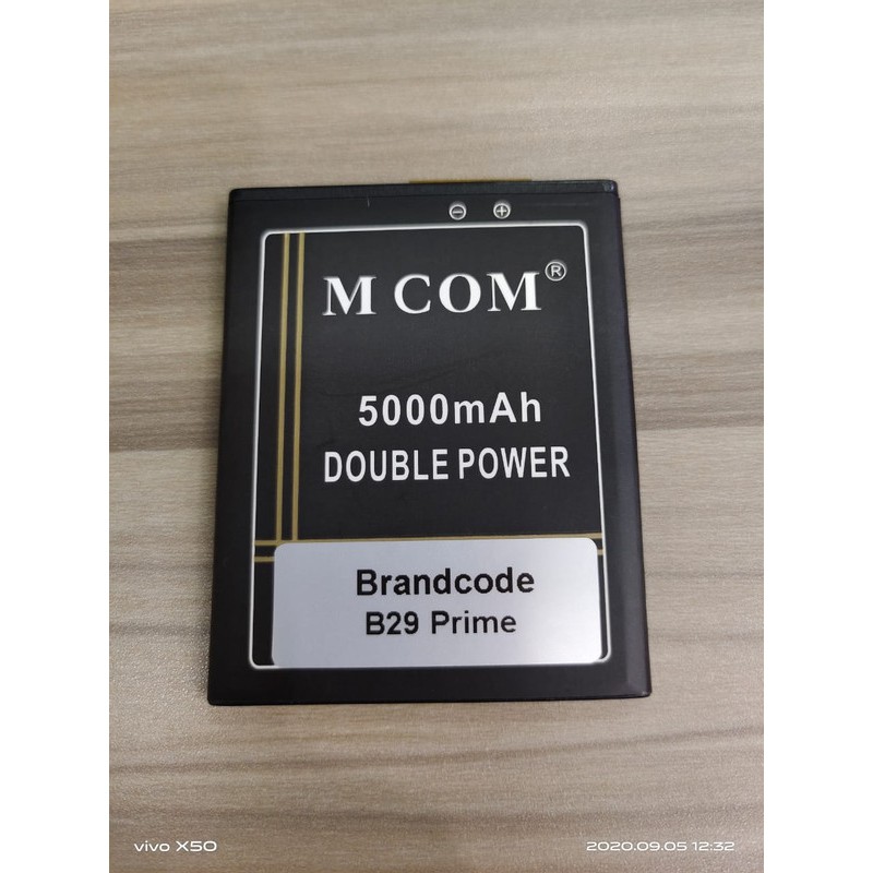 Battery Batre Baterai Double Power Mcom Brand Code Brancode BrandCode B29 Prime