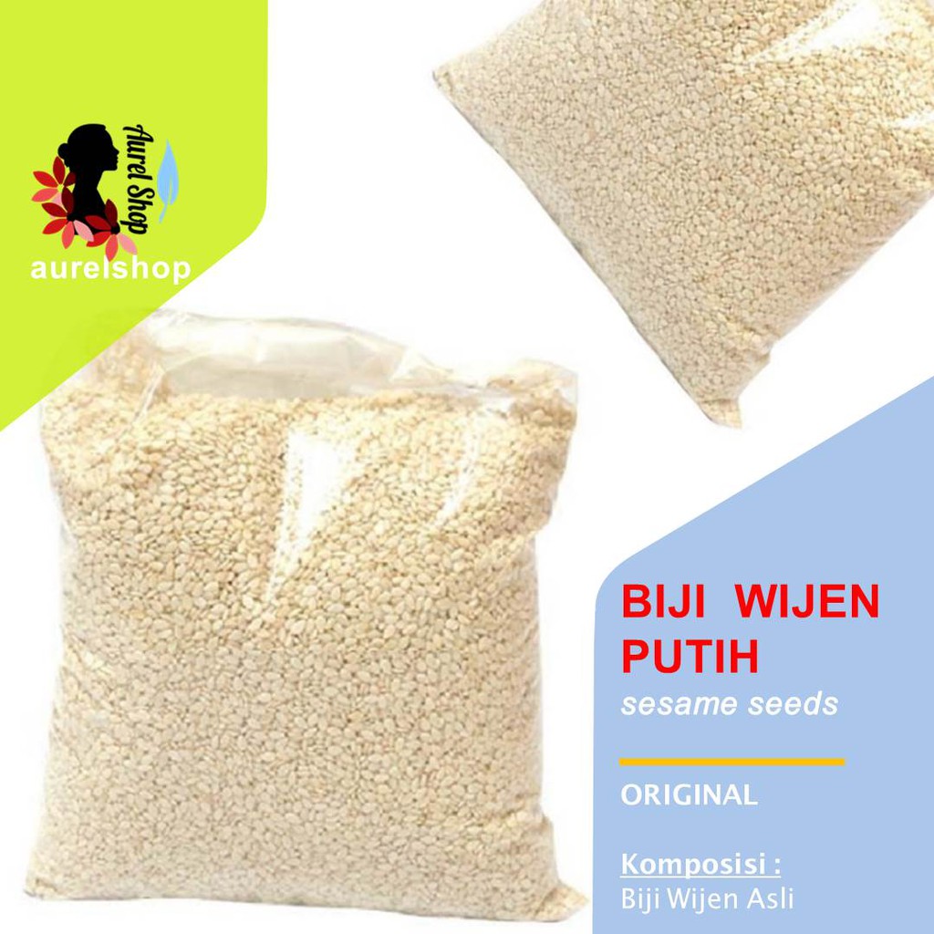 

Biji Wijen Putih 1 kg (sesame seeds)
