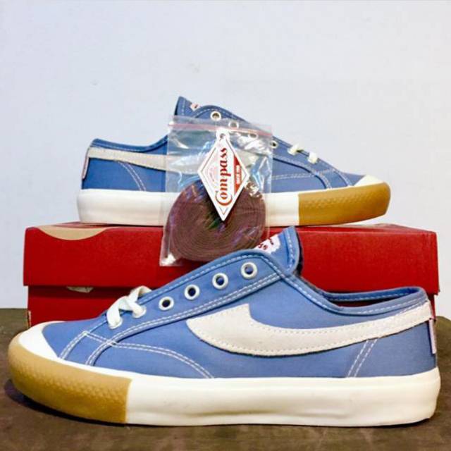  SEPATU  COMPASS  GAZELLE LOW BLUE SKY Shopee Indonesia