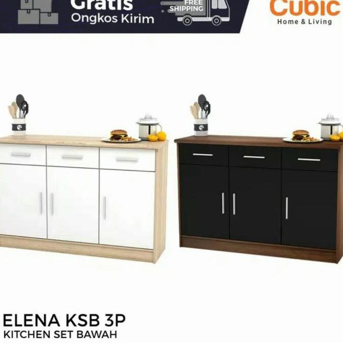 Rak Piring Bawa Kompor Tanam Lemari Dapur Bawah Kitchenset Terlaris Fiji.Suva