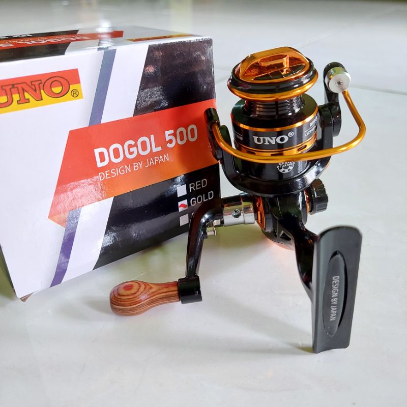 REEL UDANG MINI500 SPOL BESI BERING8 PUTARAN/KEREK UDANG MINI UNO DOGOL500 SPOL BESI BERING8