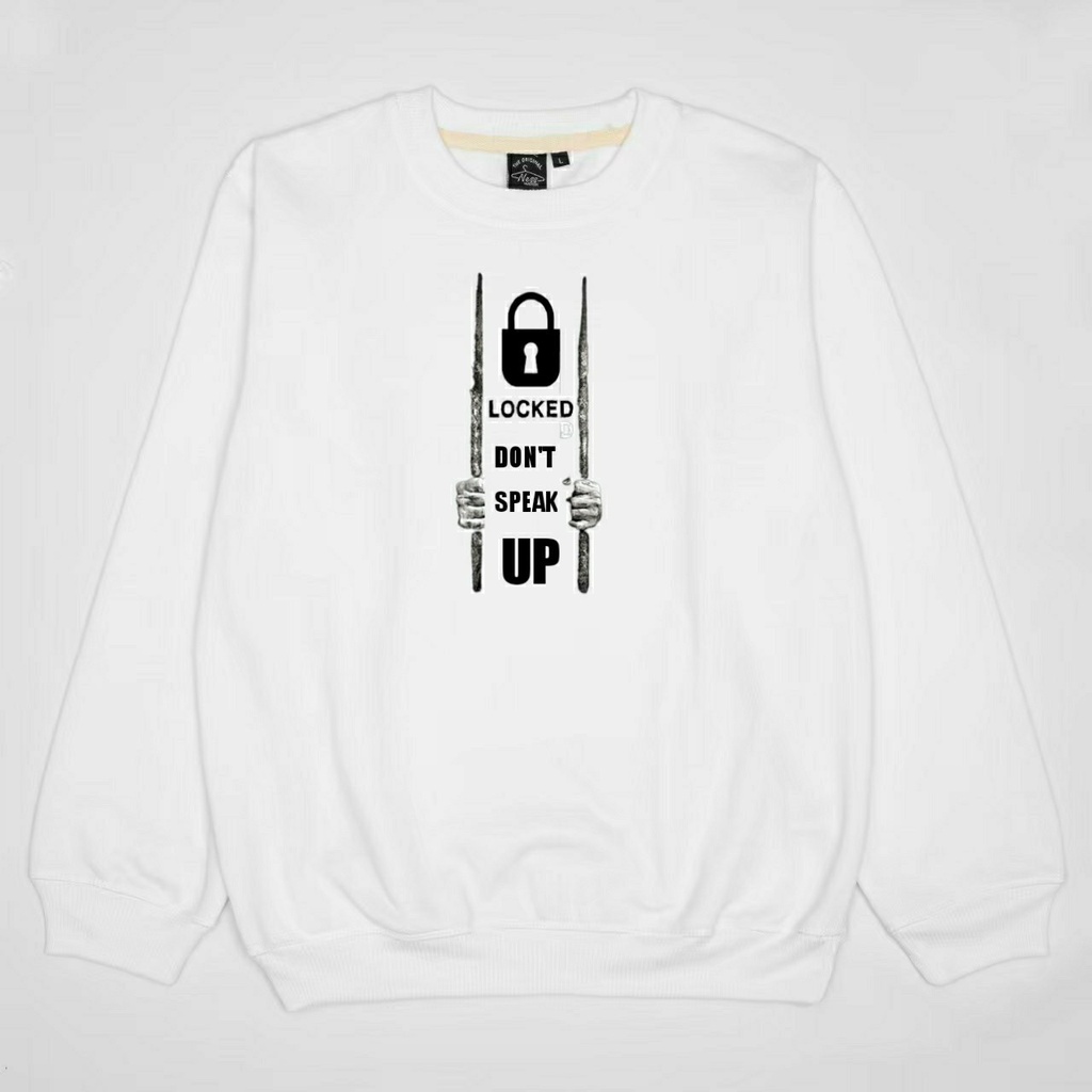 CREWNECK Premium Sweate Cewek Cowok Jaket Pria Wanita switer Crewneck Laki Laki Perempuan Distro Bandung Bahan Katun OverSize Warna NAVY COD
