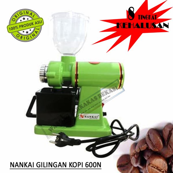 Nankai Coffee Grinder Mesin Gilingan Penghancur Biji Kopi 600N 1 - 8 Tingkat Kehalusan Terjangkau