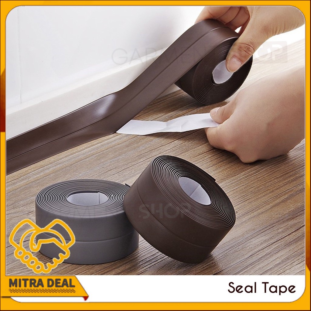 [COD] Seal Tape Protection Penutup Celah Siku Wastafel Dapur Karet Pintu