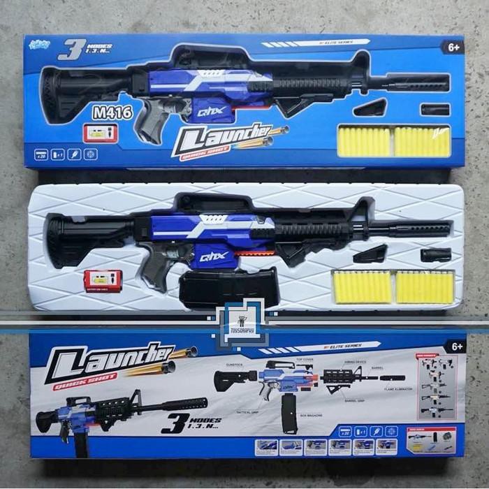 grosir  NERF STRYFE M416 WORKER Otomatis Modulus Compatible Regulator Blue Berkualitas