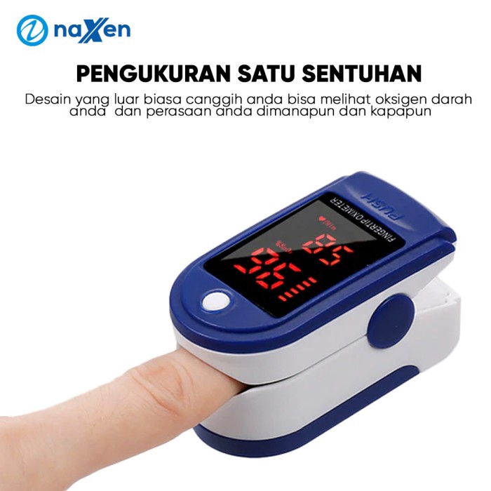 Oximeter Fingertip Pulse Alat Ukur Kadar Oksigen Darah Detak Jantung Fingertip Pulse Oksigen Meter