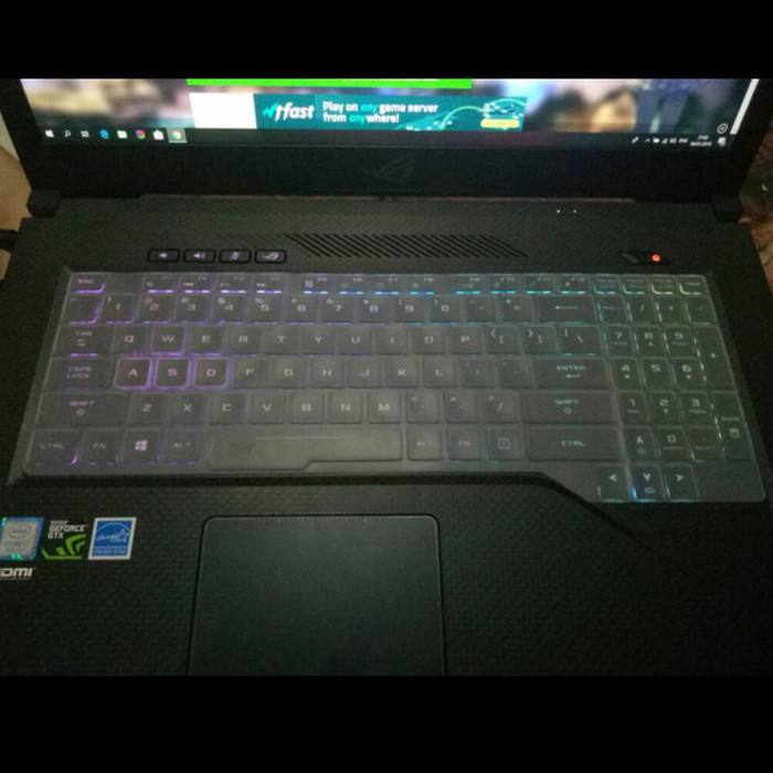 

qpd70d Keyboard Protector Asus Strix Gl703Vm Gl703 Gl703Vd Gl503Vd - Titanium As71S0D