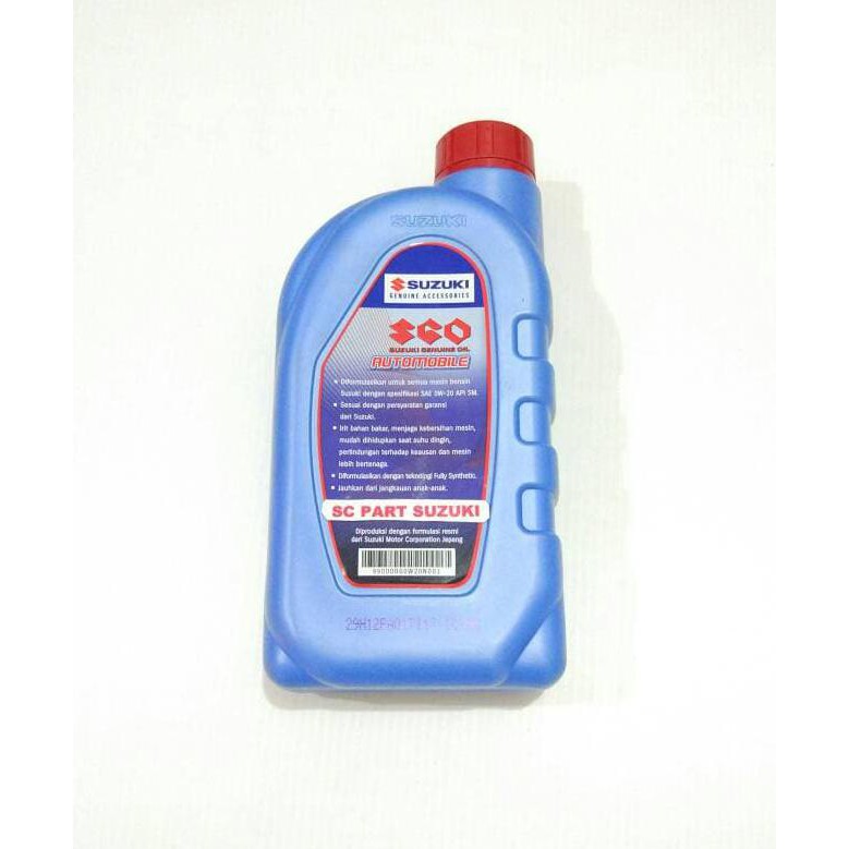 Oli suzuki sgo mesin 0W-20 full synthetic.