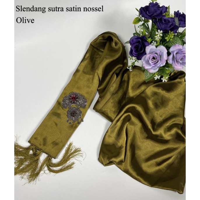 Selendang Bali satin sutra nossel-3