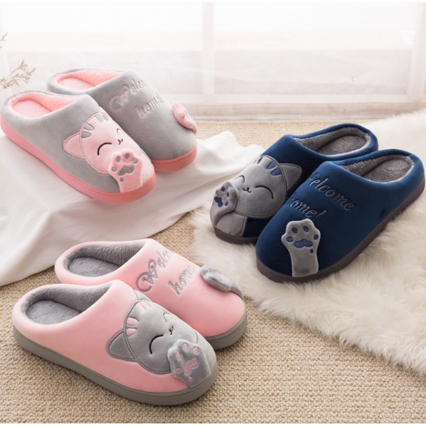 Sandal Rumah Hotel Empuk Nyaman Indoor Halus Colorful Slipper Cat SP34