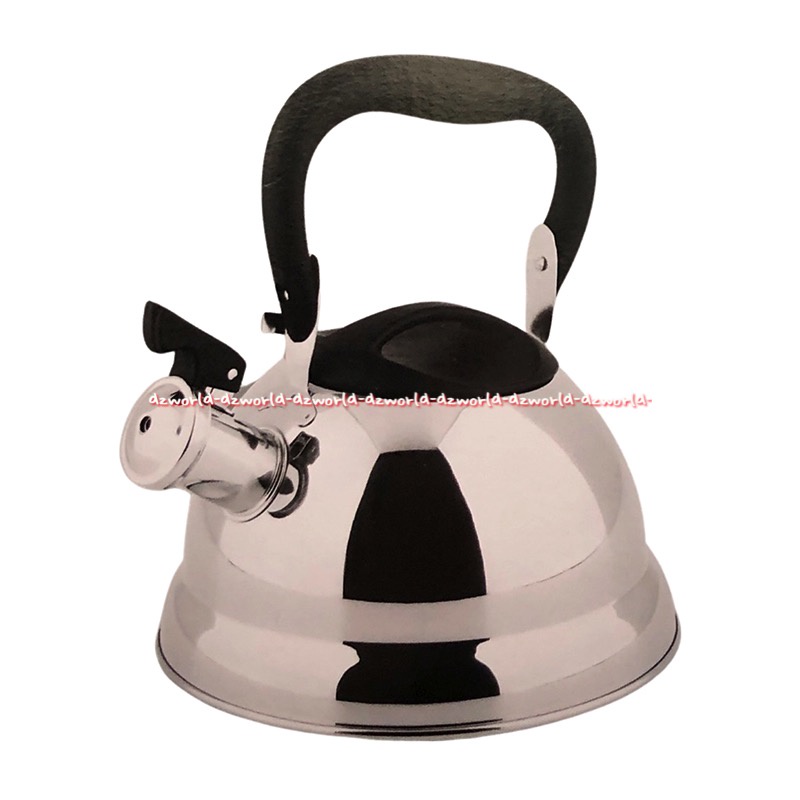 Krischef Whistling Kettle 1.8L Teko Cerek Air Stainless Bunyi Jika Masak Matang Kris Chef Stove Water Kettle