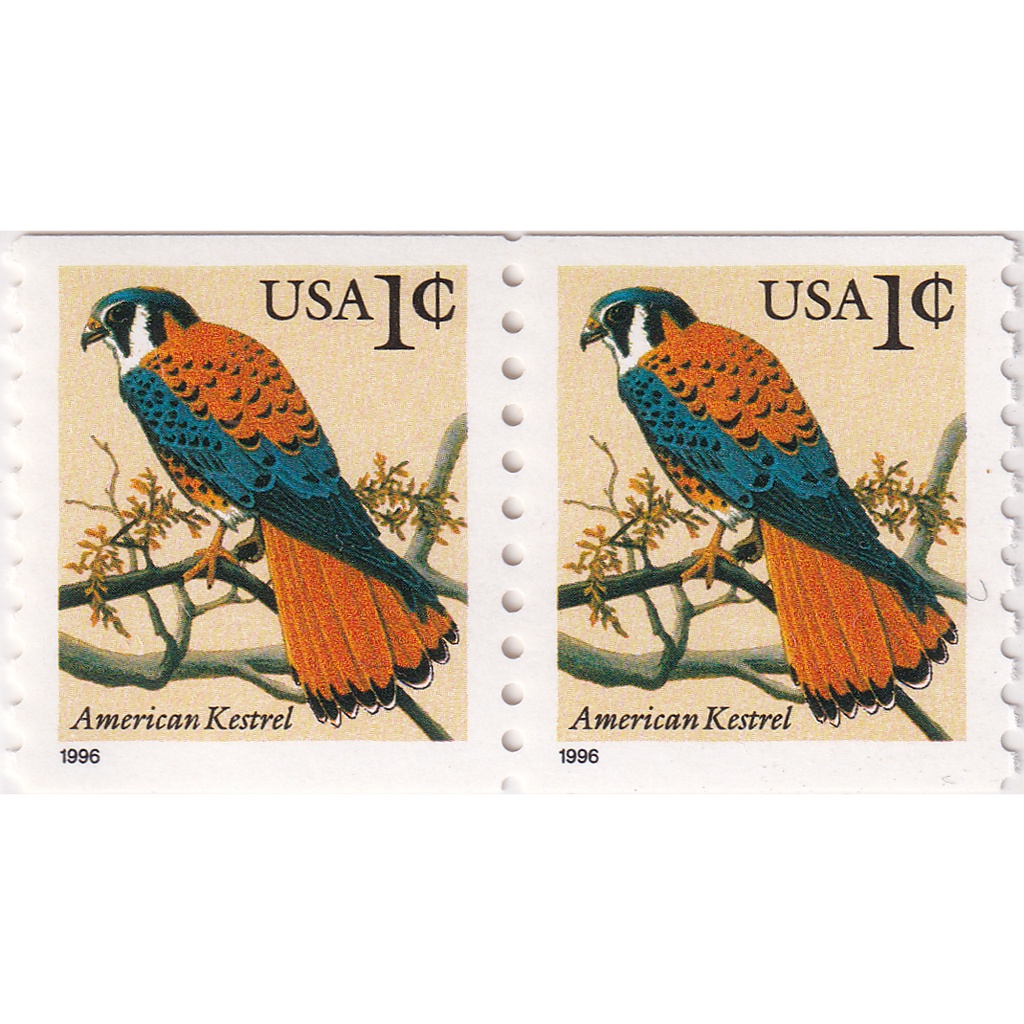 

Prangko United States 1996 - Birds - American Kestrel