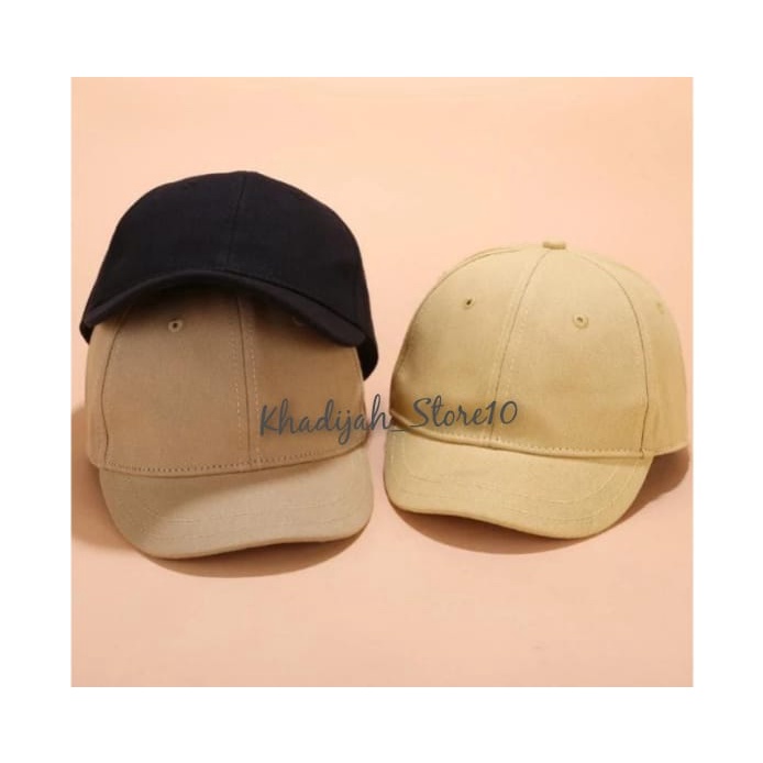 CODTopi Lidah PENDEK Original Polos Model TERBARU - Topi Pria Dewasa Pet PENDEK Japan Style - Topi B