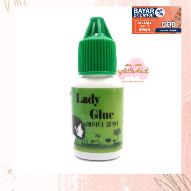 LADY GLUE EYELASH GLUE LEM BULU MATA SENSITVE