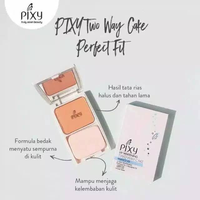 Pixy UV Whitening Two Way Cake Perfect Fit - Kaca