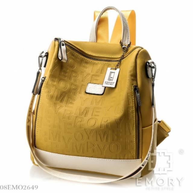 GIBD EMORY Moroccan Series 08EMO2649 MULTIFUNGSI TAS RANSEL WANITA IMPORT RANSEL SELEMPANG ORIGINAL
