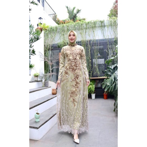 Gamis Rosalinda Bordir Original PJ Butik