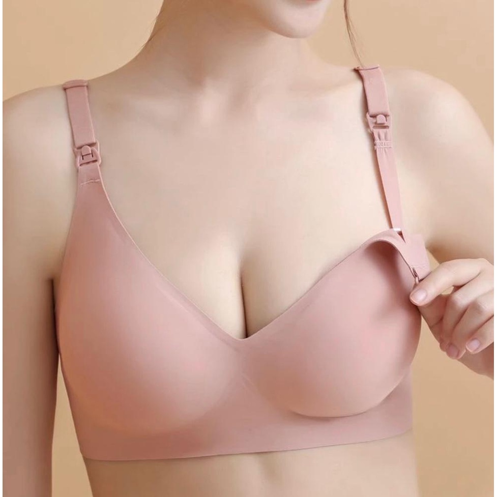 NURSING BRA JAPANESE STYLE, SEAMLESS, BAHAN ICE SILK-POLOS