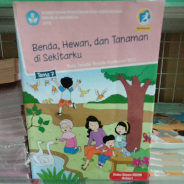 Buku Tematik Kelas 1 Sd Mi Tema 7 Benda Hewan Dan Tanaman Di Sekitarku Shopee Indonesia