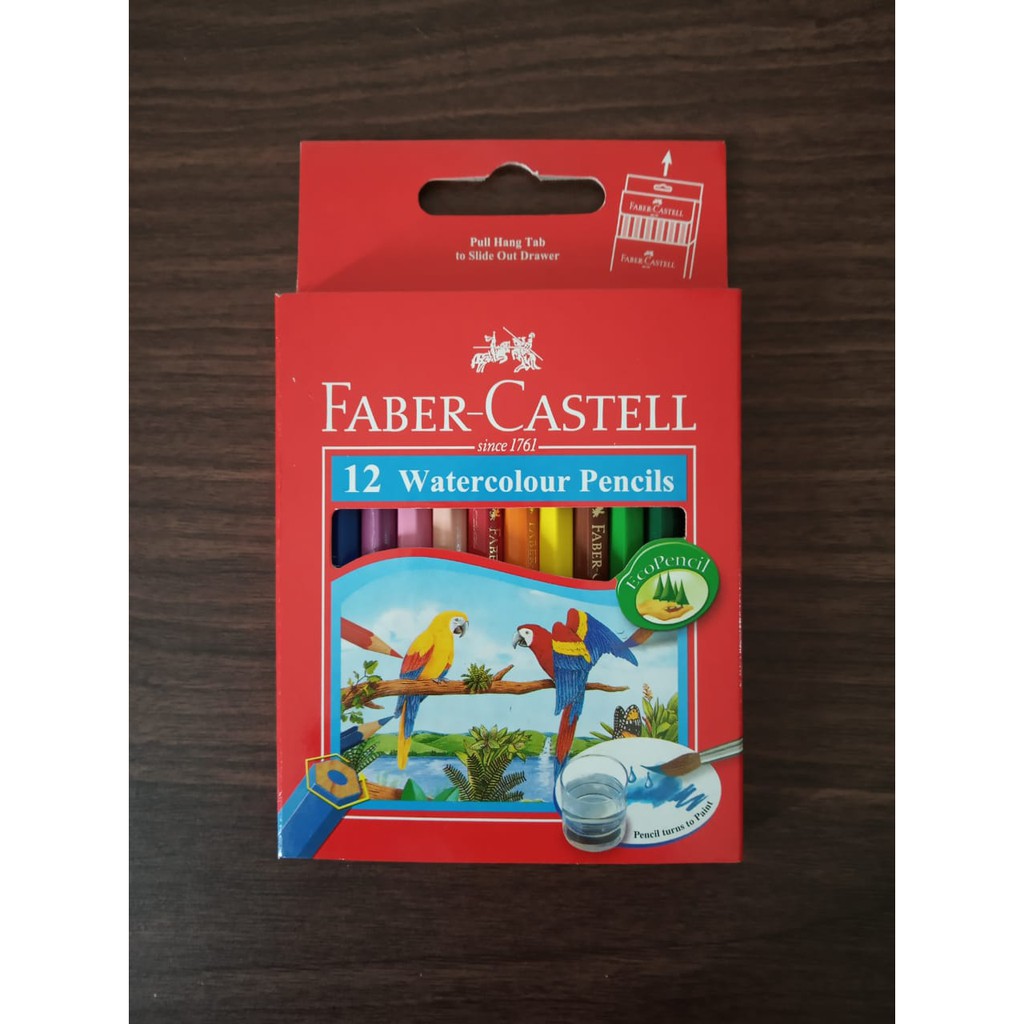 

Pensil Warna Air (Water Colour Pencils) Faber Castell 12S