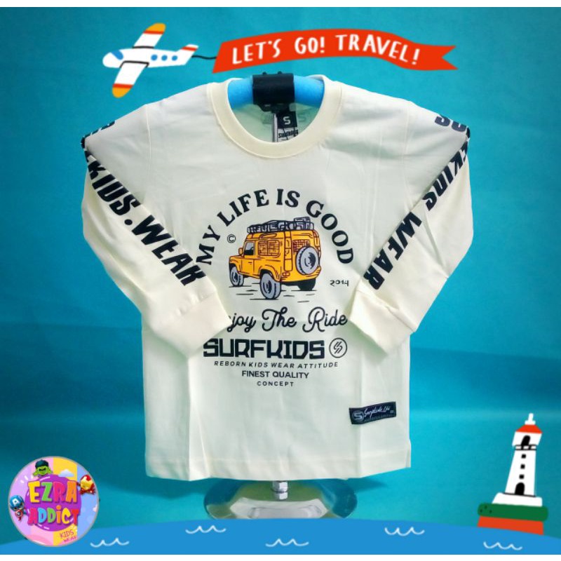 ORIGINAL Surfkids - Umur 1 2 3 4 5 6 7 8 tahun - Baju Distro Anak - Surfkids Gading - Kaos Distro An