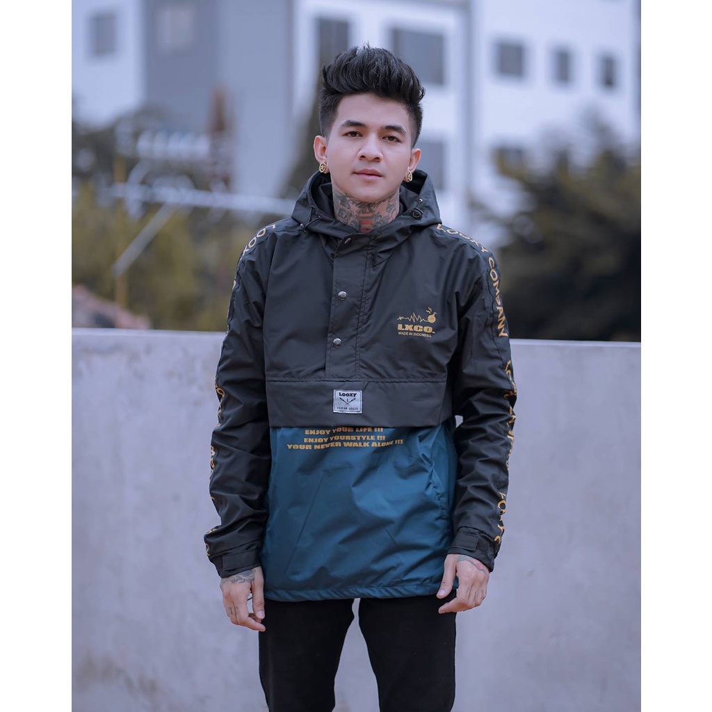 JAKET PRIA - JAKET PARASUT - JAKET CAGOULE GNUS - JAKET KANTONG DORAEMON - JAKET PRIA SALVIO HEXIA-Gambar no 15